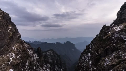 Timelapse of Scenic Mountain Valley Stock Footage 326700147