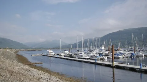 Timelapse - Scottish Loch Stock Footage 81310746