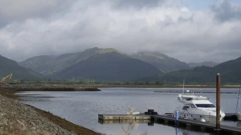 Timelapse  - Scottish Loch Stock Footage 81311421