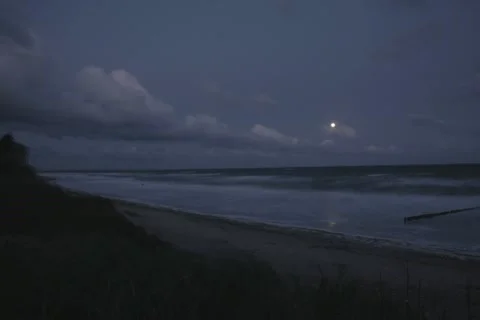 Timelapse at the sea 1 4K Moving camera Stock Footage 10805871