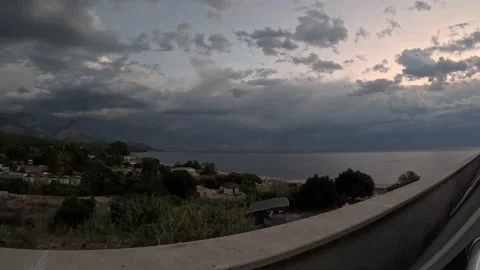 Timelapse sea and mountain 스톡 동영상 219855491