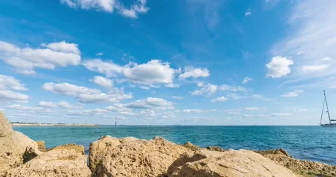Timelapse sea during the day Stock Footage 211879501