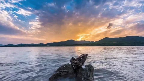 Timelapse on sea Stock Footage 314908719