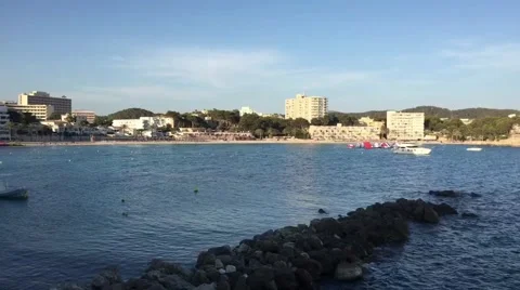 Timelapse of Sea at Mallorca Stock Footage 52482877