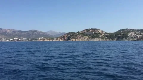 Timelapse of Sea at Mallorca Stock Footage 52482879