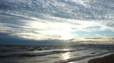 Timelapse, sea, sunset Stock Footage 53765798