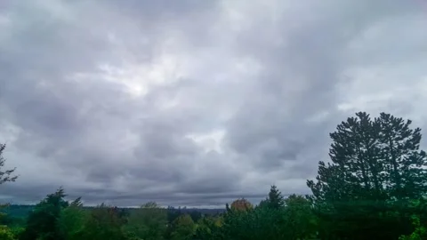 Timelapse of Seattle cloudy skyline view on sunny day. Stock Footage 141893133