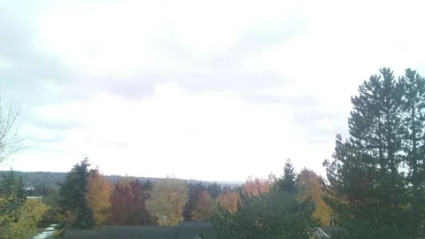 Timelapse of Seattle cloudy skyline view on sunny day. Stock Footage 144517910