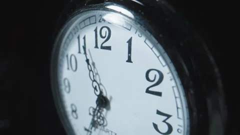 Timelapse of the second hand ticking around a white stopwatch face Stock Footage 342882722