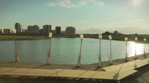 Timelapse Seestadt Vienna  動画素材 52055859