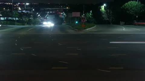 Timelapse Sepulveda traffic Stock Footage