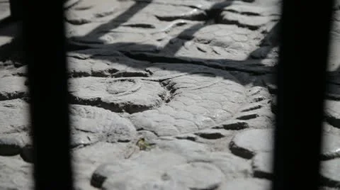 Timelapse shadow on relief of the ground Stock Footage 12448561