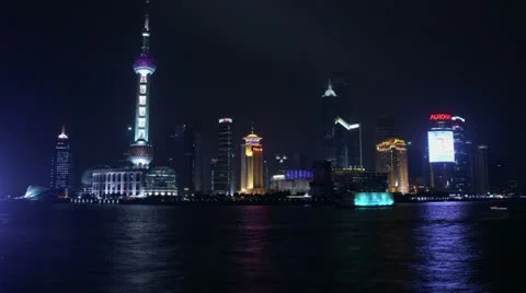 Timelapse Shanghai skyline 스톡 동영상 11592123