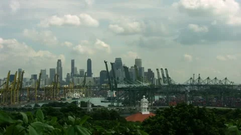 Timelapse shipping port 스톡 동영상 11610514