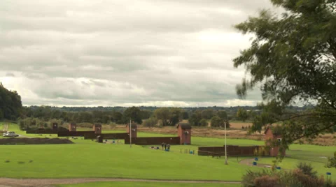 Timelapse: shooting range Stock Footage 33348526