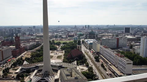 Timelapse shot of city - Berlin 2 Stock Footage 41099482