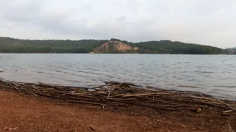Timelapse Sichar lake landscape Stock-Footage 72954682