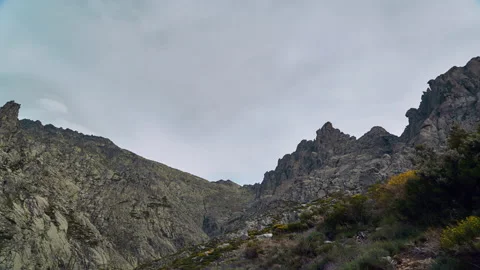 Timelapse side of a mountain Stock Footage 132356798