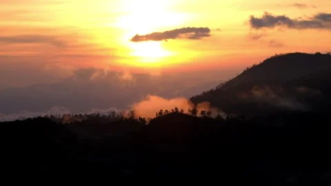 Timelapse siluet sunrise Stock Footage 270485586