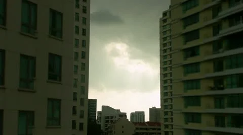 Timelapse Singapore apartment 動画素材 11590553