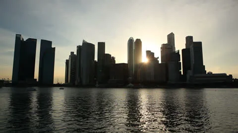 Timelapse, Singapore. Stock Footage 24458790