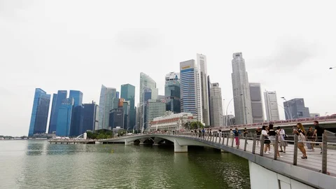 Timelapse in Singapore Stock Footage 90430107
