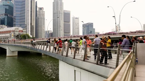 Timelapse in Singapore Stock Footage 90430125