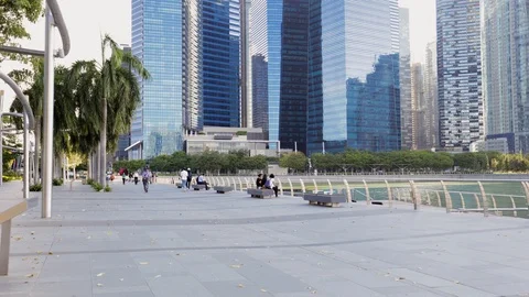 Timelapse in Singapore Stock Footage 90430151