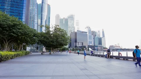 Timelapse in Singapore Stock Footage 90430178