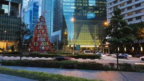 Timelapse in Singapore Stock Footage 90430195