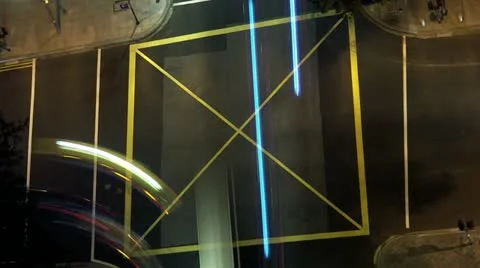 Timelapse Singapore intersection 스톡 동영상 11609941