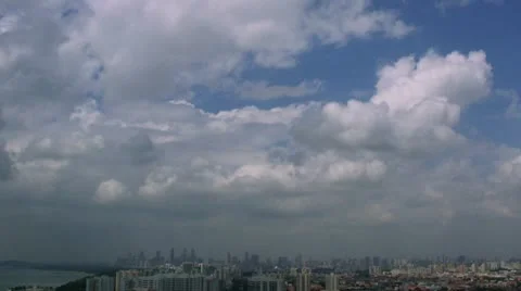 Timelapse Singapore landscape Видео 11565591