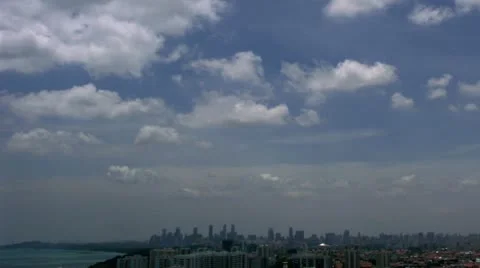 Timelapse Singapore landscape 스톡 동영상 11590886