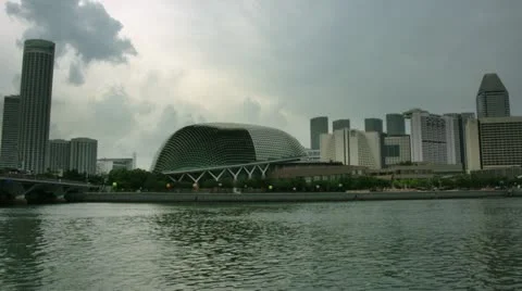 Timelapse Singapore River 스톡 동영상 11591221