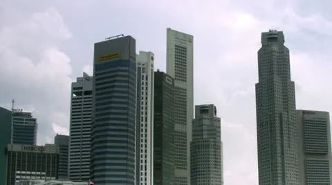 Timelapse Singapore River Видео 11610574