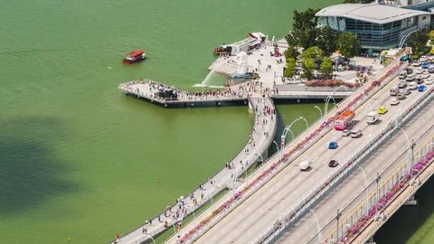 Timelapse of Singapore Skyline Stock-Footage 79939148