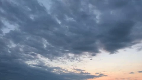Timelapse of sky and clouds Stock Footage 77851023