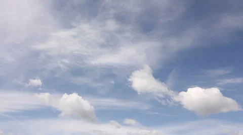 Timelapse of Sky and Clouds Moving 库存影片 40810207