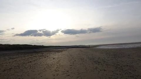 Timelapse sky on the beach Video stock 76911448