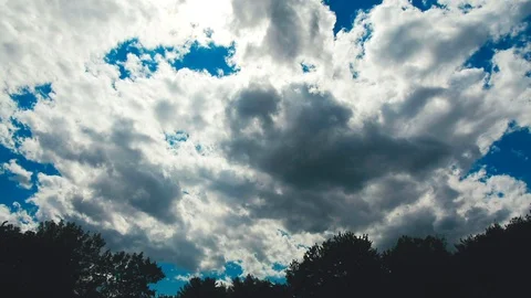 Timelapse Sky Clouds Summer ProRes Stock Footage 90962077