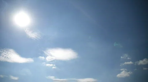 Timelapse Sky Clouds Sun Stock Footage 793880