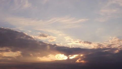 Timelapse Sky Clouds Sun Stock Footage 157843416