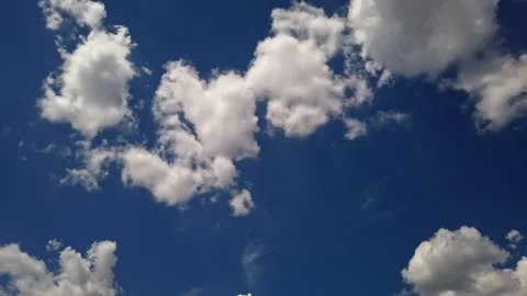 Timelapse sky clouds sunny azure Stock Footage 209159143