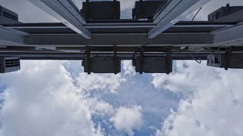 Timelapse sky clouds sunny azure Stock Footage 209159226