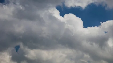  Timelapse of the sky on cloudy day Stock Footage 77047136