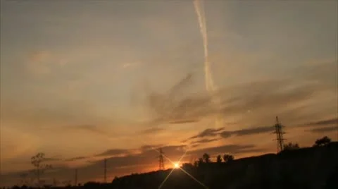 Timelapse of sky Stock Footage 21298744