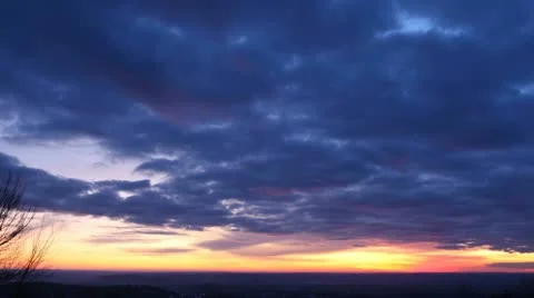 Timelapse of sky Stock Footage 23344366