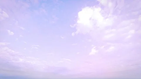 Timelapse of the sky of pink sunset with spooky overcast clouds - loop video 動画素材 280287444