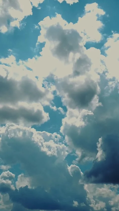 Timelapse, the sky before a thunderstorm. thunder clouds are running, gathering Stock Footage 323007429