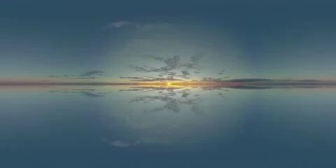 Timelapse sky view cloudy nature equirectangular cloudscape, 360 panorama Video stock 169862292